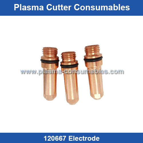 Aftermarket Hypertherm 120667 Electrode Replacement 200A Plasma Cutting Torch Consumables Supplier