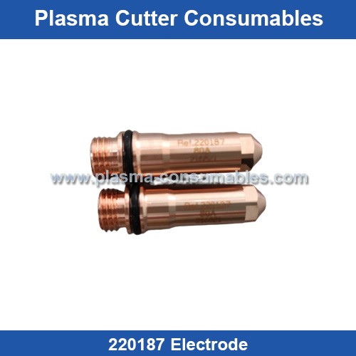 Aftermarket Hypertherm 220187 Electrode Replacement HPR130/260 70/80A Plasma Cutting Torch Consumables Supplier