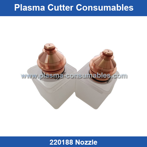 Aftermarket Hypertherm 220188 Nozzle Replacement HPR130/260 80A Plasma Cutting Torch Consumables Supplier