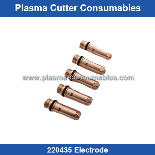 Aftermarket Hypertherm 220435 Electrode Replacement HPR800 260A Plasma Cutting Torch Consumables Supplier