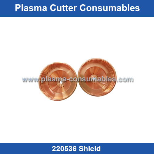 Aftermarket Hypertherm 220536 Shield Replacement HSD 130A Plasma Cutting Torch Consumables Supplier