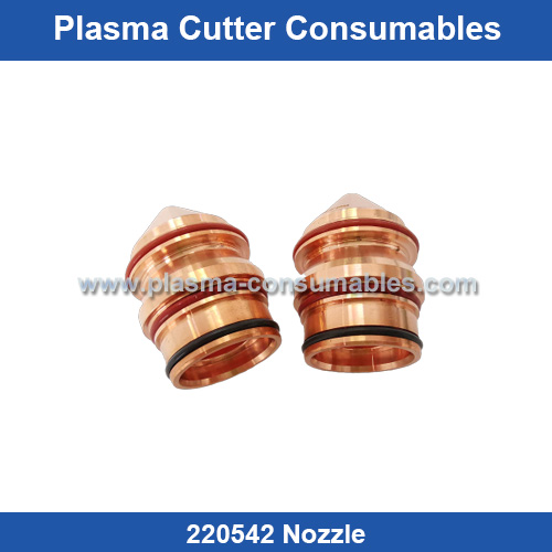 Aftermarket Hypertherm 220542 Nozzle Replacement HPR 260A Plasma Cutting Torch Consumables Supplier