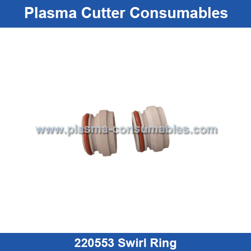 Aftermarket Hypertherm 220553 Swirl Ring Replacement HPR/HPR260 50A Plasma Cutting Torch Consumables Supplier