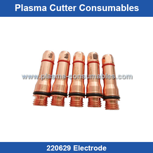 Aftermarket Hypertherm 220629 Electrode Replacement HPR400 400A Plasma Cutting Torch Consumables Supplier