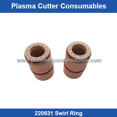 Aftermarket Hypertherm 220631 Swirl Ring Replacement HPR260XD 400A Plasma Cutting Torch Consumables Supplier