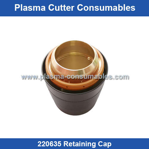 Aftermarket Hypertherm 220635 Retaining Cap Replacement HPR400 400A Plasma Cutting Torch Consumables Supplier