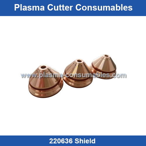 Aftermarket Hypertherm 220636 Shield Replacement HPR130XD/260XD/400XD 400A Plasma Cutting Torch Consumables Supplier