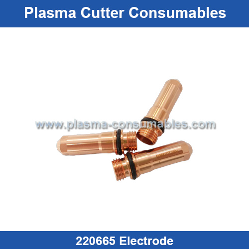 Aftermarket Hypertherm 220665 Electrode Replacement HPR130XD/260XD 130A Plasma Cutting Torch Consumables Supplier