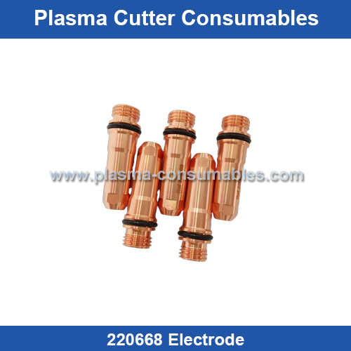 Aftermarket Hypertherm 220668 Electrode Replacement HPR400XD 260A Plasma Cutting Torch Consumables Supplier