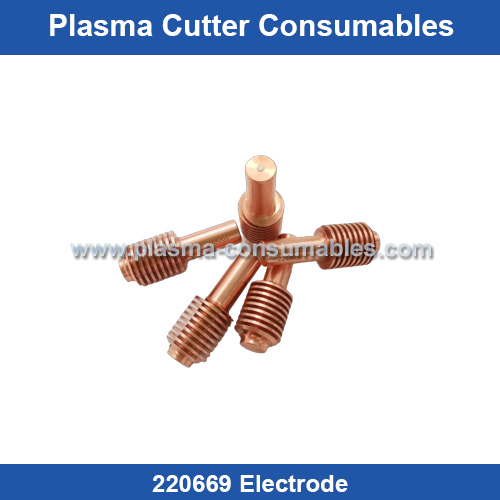 Aftermarket Hypertherm 220669 Electrode Replacement Max45 30-45A Plasma Cutting Torch Consumables Supplier