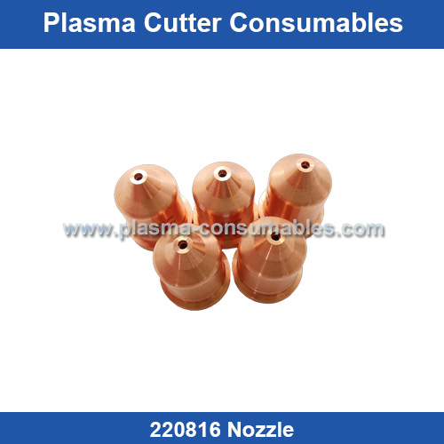 Aftermarket Hypertherm 220816 Nozzle Replacement PMX65/85/105 85A Plasma Cutting Torch Consumables Supplier