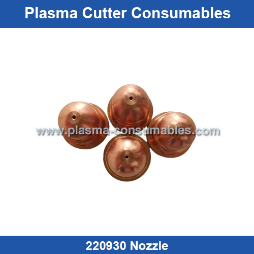 Aftermarket Hypertherm 220930 Nozzle Replacement MAX65/85 45A Plasma Cutting Torch Consumables Supplier