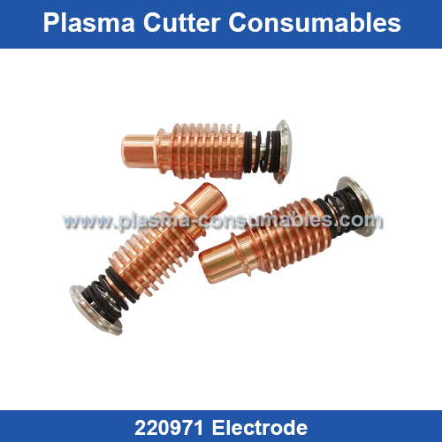 Aftermarket Hypertherm 220971 Electrode Replacement Max125 30-125A Plasma Cutting Torch Consumables Supplier