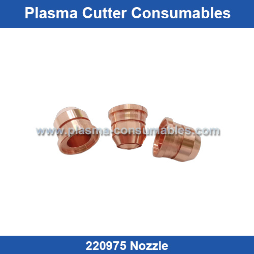 Aftermarket Hypertherm 220975 Nozzle Replacement PMX125 125A Plasma Cutting Torch Consumables Supplier