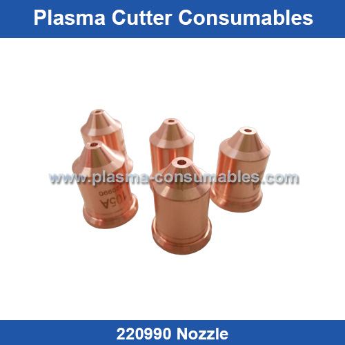 Aftermarket Hypertherm 220990 Nozzle Replacement PMX105 100A Plasma Cutting Torch Consumables Supplier