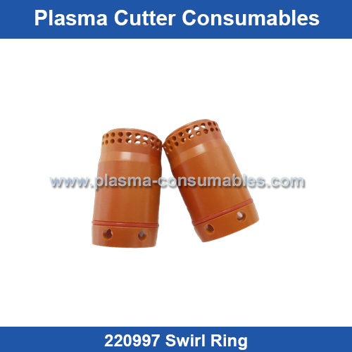 Aftermarket Hypertherm 220997 Swirl Ring Replacement Max65/85/105/125 30-125A Plasma Cutting Torch Consumables Supplier