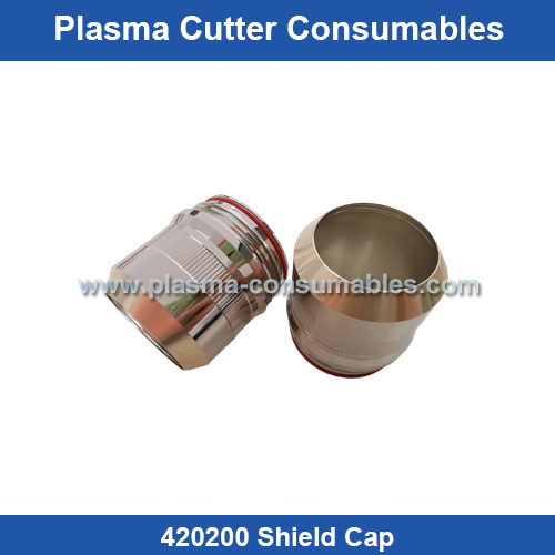 Aftermarket Hypertherm 420200 Shield Cap Replacement XPR 30-300A Plasma Cutting Torch Consumables Supplier