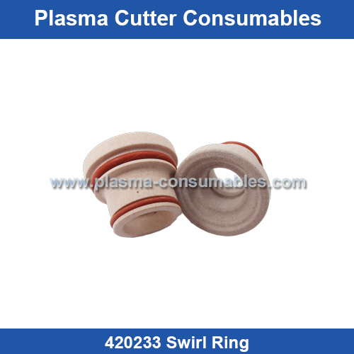 Aftermarket Hypertherm 420233 Swirl Ring Replacement XPR 50A Plasma Cutting Torch Consumables Supplier