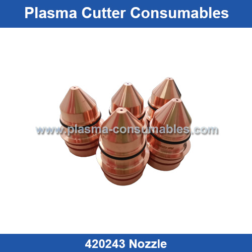 Aftermarket Hypertherm 420243 Nozzle Replacement XPR 80A Plasma Cutting Torch Consumables Supplier