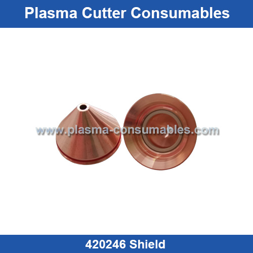 Aftermarket Hypertherm 420246 Shield Replacement XPR 80A Plasma Cutting Torch Consumables Supplier